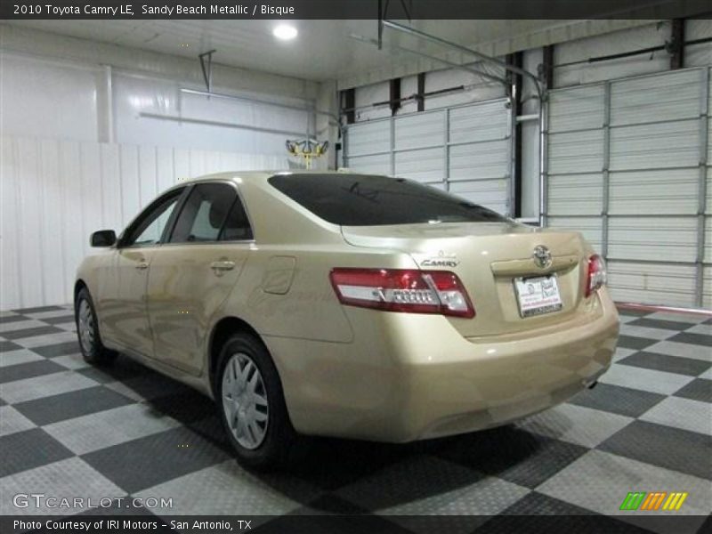 Sandy Beach Metallic / Bisque 2010 Toyota Camry LE