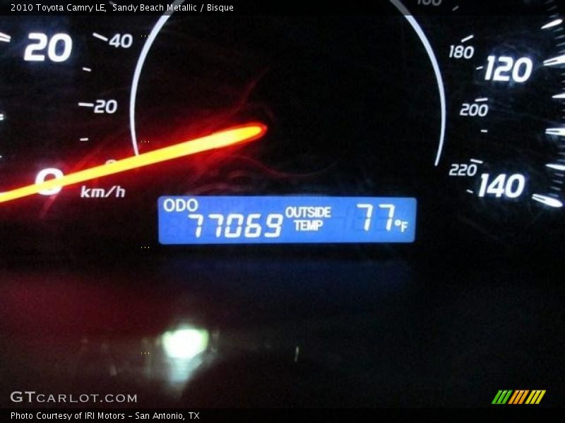 Sandy Beach Metallic / Bisque 2010 Toyota Camry LE