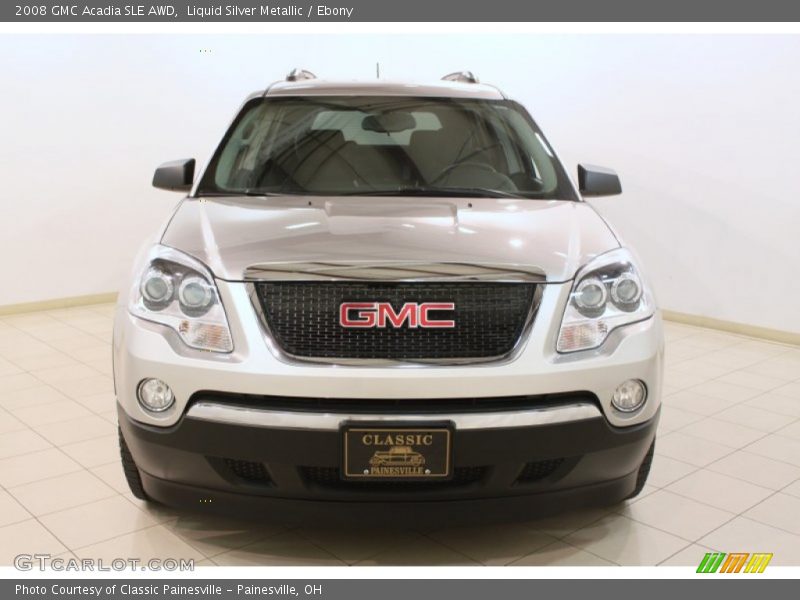 Liquid Silver Metallic / Ebony 2008 GMC Acadia SLE AWD
