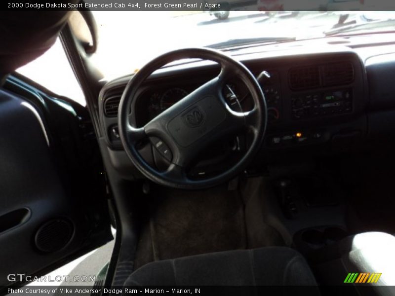 Forest Green Pearl / Agate 2000 Dodge Dakota Sport Extended Cab 4x4