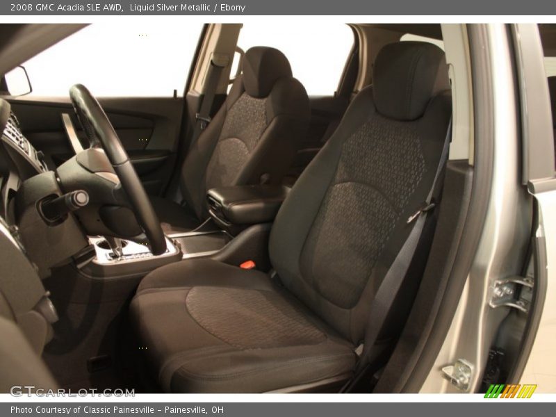 Liquid Silver Metallic / Ebony 2008 GMC Acadia SLE AWD