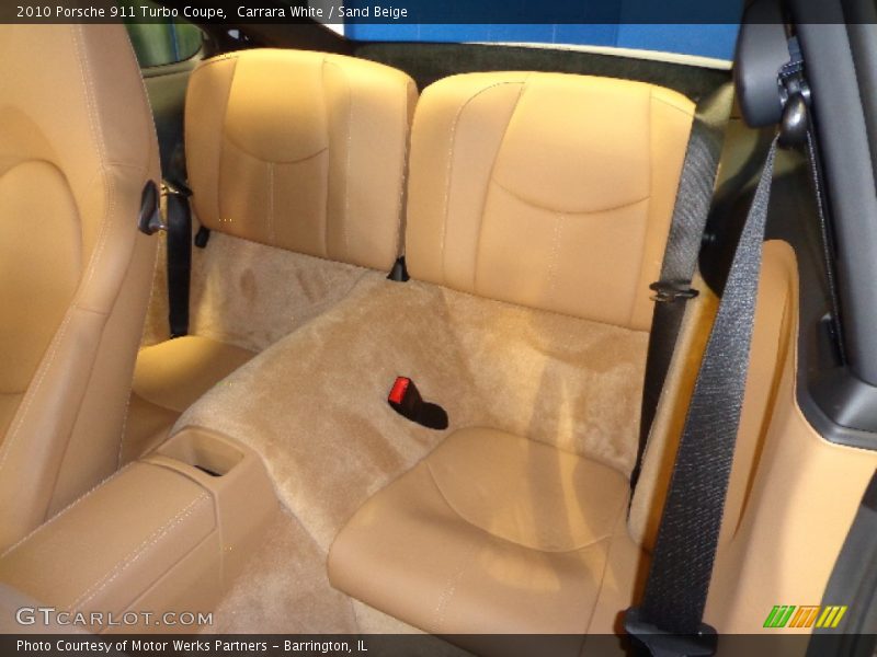 Rear Seat of 2010 911 Turbo Coupe