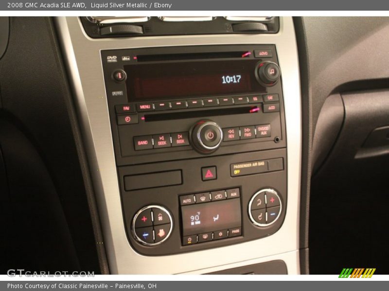Liquid Silver Metallic / Ebony 2008 GMC Acadia SLE AWD