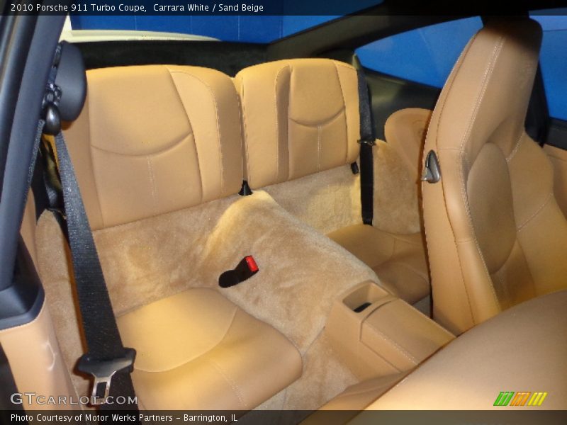 Rear Seat of 2010 911 Turbo Coupe