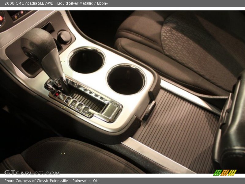 Liquid Silver Metallic / Ebony 2008 GMC Acadia SLE AWD