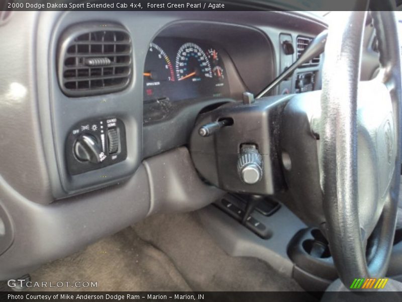 Forest Green Pearl / Agate 2000 Dodge Dakota Sport Extended Cab 4x4