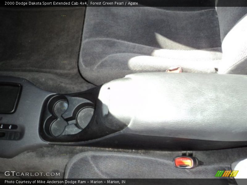 Forest Green Pearl / Agate 2000 Dodge Dakota Sport Extended Cab 4x4