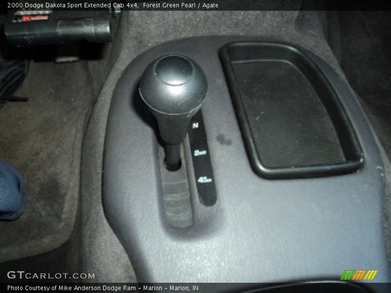 Forest Green Pearl / Agate 2000 Dodge Dakota Sport Extended Cab 4x4