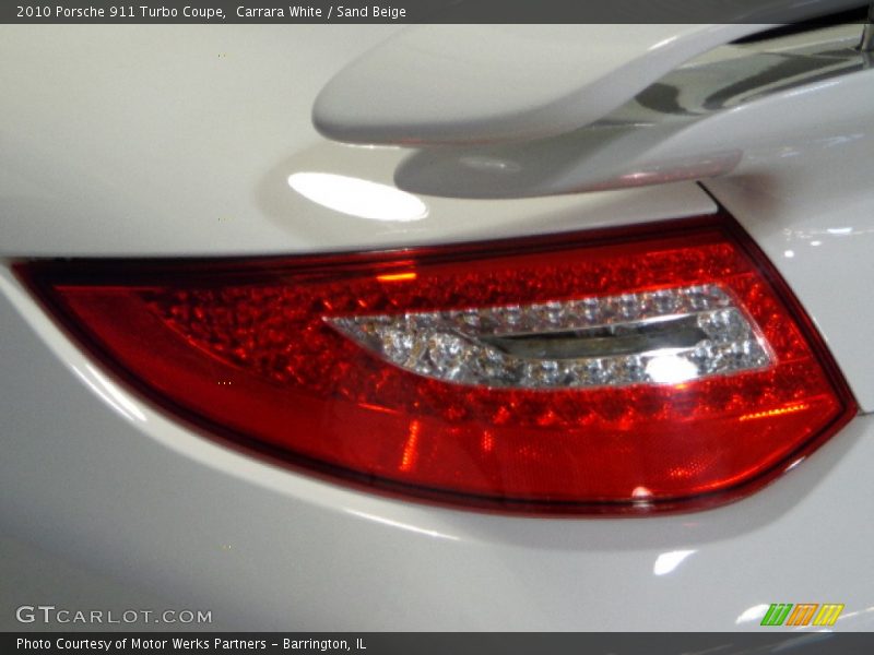 Carrara White / Sand Beige 2010 Porsche 911 Turbo Coupe