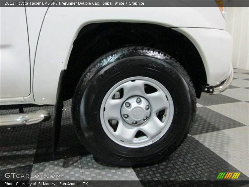 Super White / Graphite 2012 Toyota Tacoma V6 SR5 Prerunner Double Cab