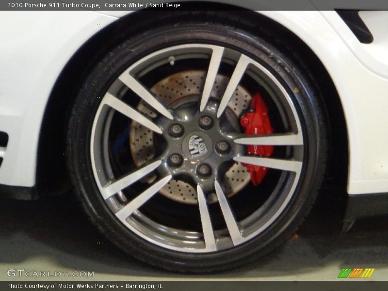 Carrara White / Sand Beige 2010 Porsche 911 Turbo Coupe