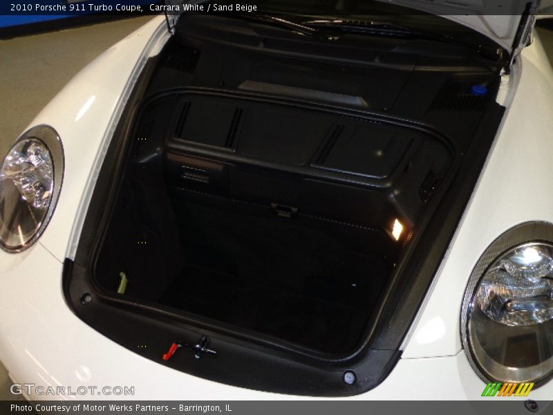 Carrara White / Sand Beige 2010 Porsche 911 Turbo Coupe