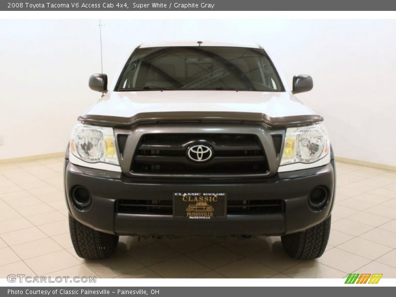 Super White / Graphite Gray 2008 Toyota Tacoma V6 Access Cab 4x4