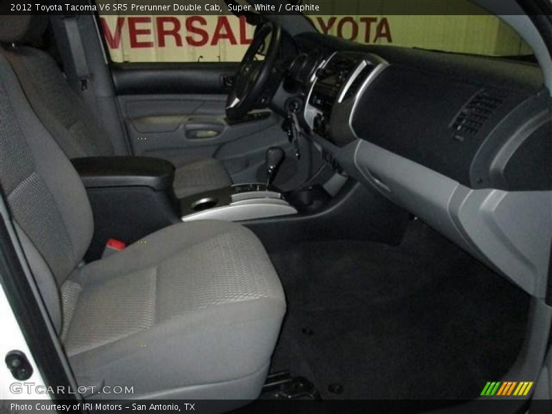 Super White / Graphite 2012 Toyota Tacoma V6 SR5 Prerunner Double Cab