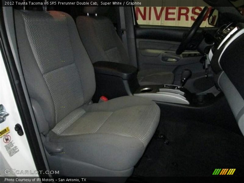 Super White / Graphite 2012 Toyota Tacoma V6 SR5 Prerunner Double Cab