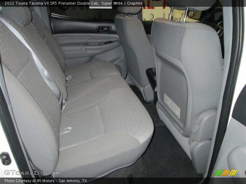 Super White / Graphite 2012 Toyota Tacoma V6 SR5 Prerunner Double Cab