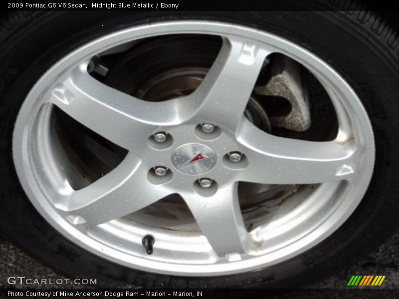 Midnight Blue Metallic / Ebony 2009 Pontiac G6 V6 Sedan