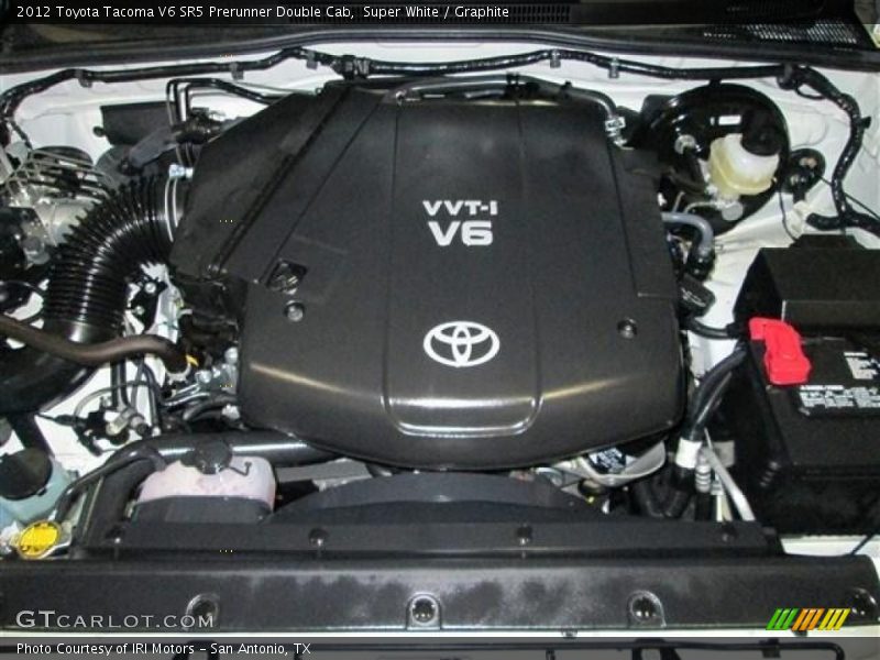 Super White / Graphite 2012 Toyota Tacoma V6 SR5 Prerunner Double Cab