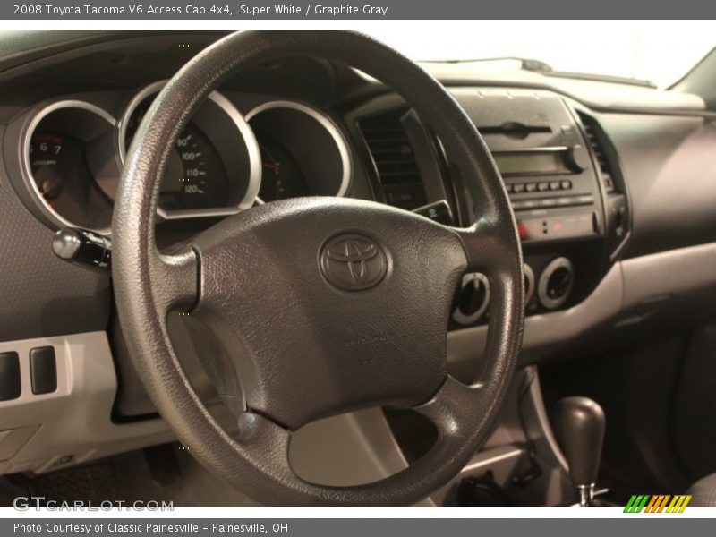Super White / Graphite Gray 2008 Toyota Tacoma V6 Access Cab 4x4