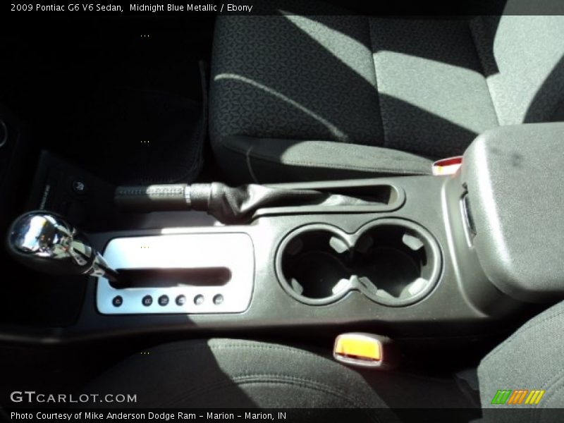 Midnight Blue Metallic / Ebony 2009 Pontiac G6 V6 Sedan