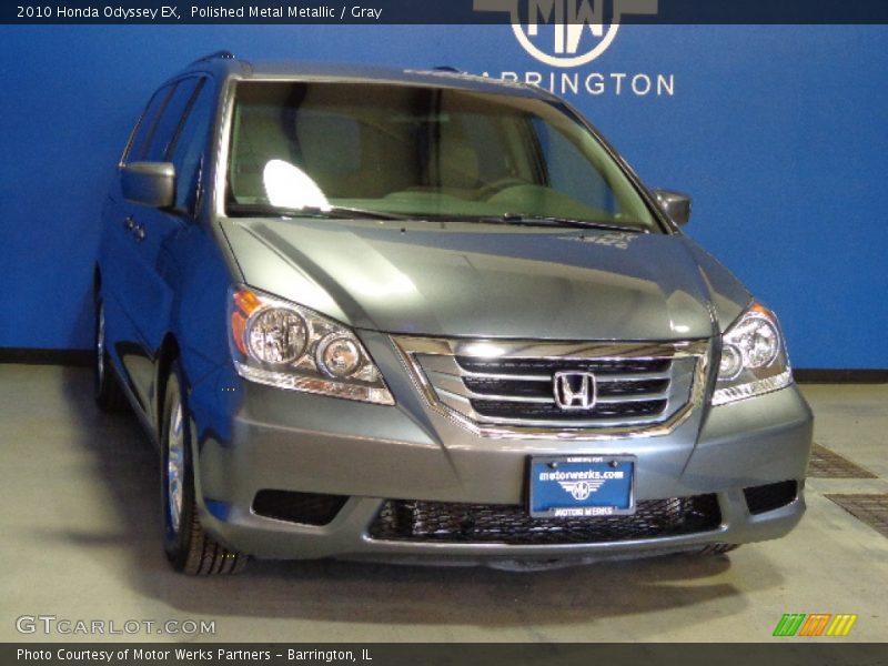 Polished Metal Metallic / Gray 2010 Honda Odyssey EX
