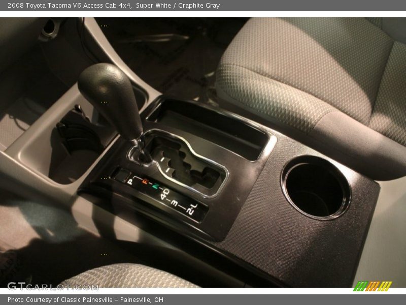 Super White / Graphite Gray 2008 Toyota Tacoma V6 Access Cab 4x4