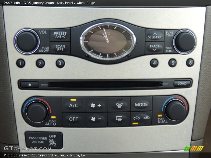 Ivory Pearl / Wheat Beige 2007 Infiniti G 35 Journey Sedan