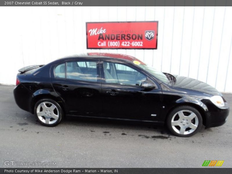 Black / Gray 2007 Chevrolet Cobalt SS Sedan