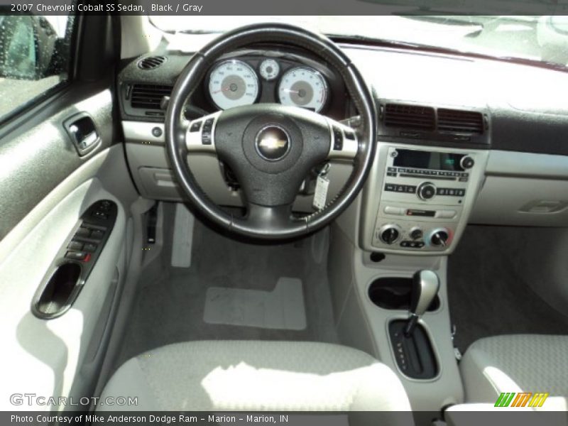 Black / Gray 2007 Chevrolet Cobalt SS Sedan