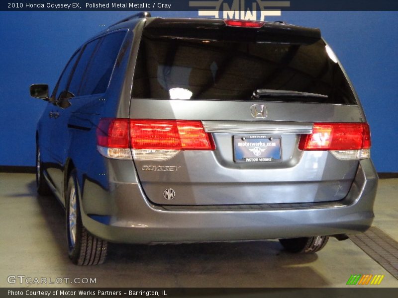 Polished Metal Metallic / Gray 2010 Honda Odyssey EX
