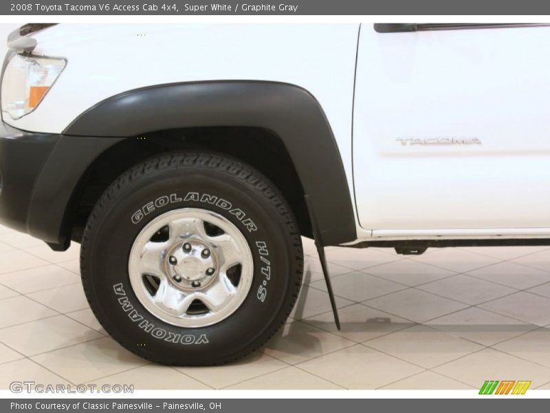 Super White / Graphite Gray 2008 Toyota Tacoma V6 Access Cab 4x4
