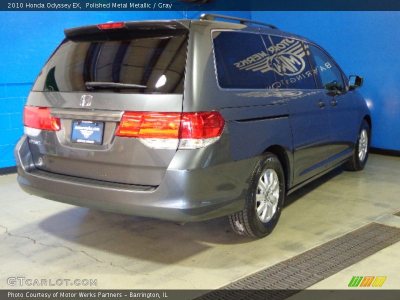 Polished Metal Metallic / Gray 2010 Honda Odyssey EX