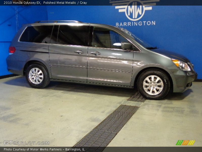 Polished Metal Metallic / Gray 2010 Honda Odyssey EX