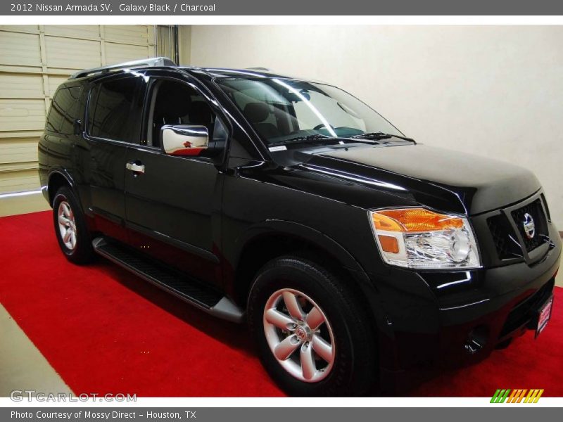 Galaxy Black / Charcoal 2012 Nissan Armada SV