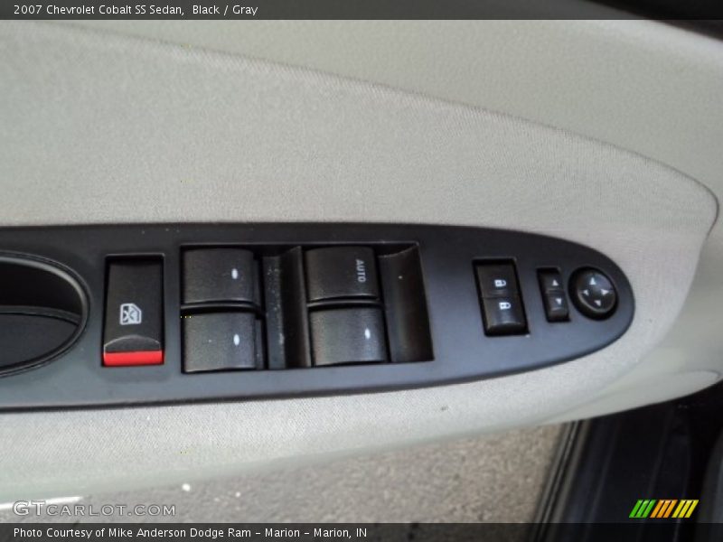 Black / Gray 2007 Chevrolet Cobalt SS Sedan