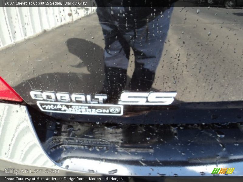 Black / Gray 2007 Chevrolet Cobalt SS Sedan