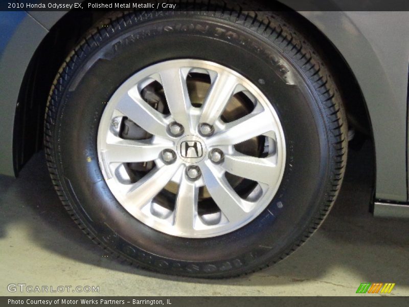 Polished Metal Metallic / Gray 2010 Honda Odyssey EX