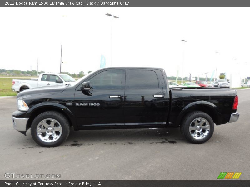 Black / Dark Slate Gray 2012 Dodge Ram 1500 Laramie Crew Cab