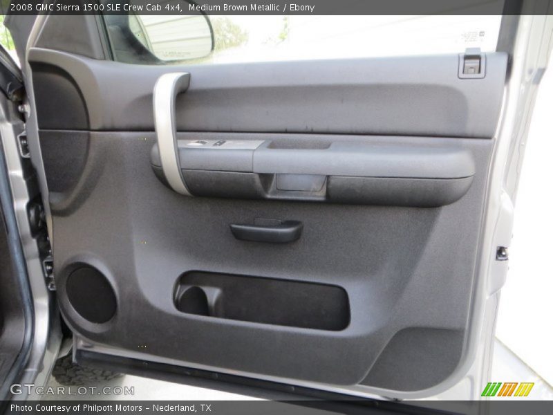 Medium Brown Metallic / Ebony 2008 GMC Sierra 1500 SLE Crew Cab 4x4