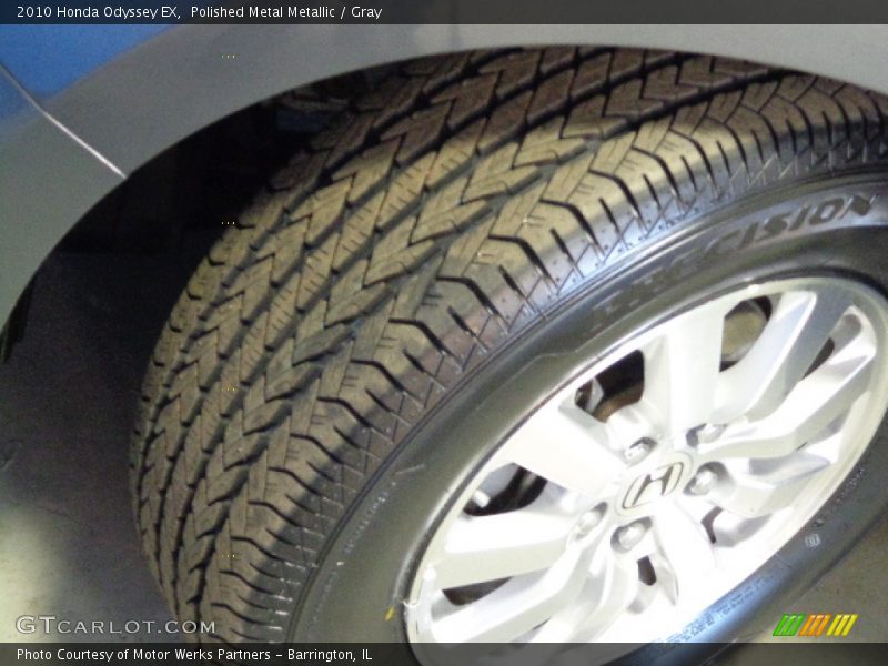 Polished Metal Metallic / Gray 2010 Honda Odyssey EX