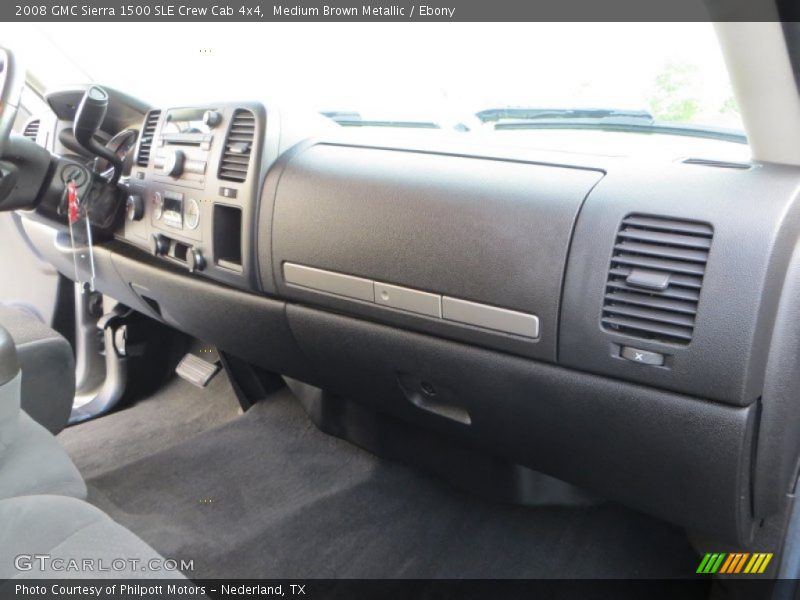 Medium Brown Metallic / Ebony 2008 GMC Sierra 1500 SLE Crew Cab 4x4