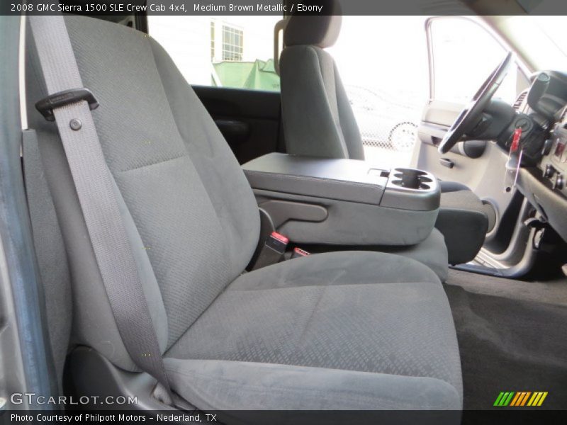 Medium Brown Metallic / Ebony 2008 GMC Sierra 1500 SLE Crew Cab 4x4