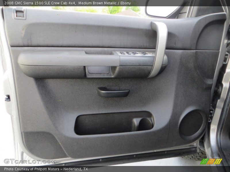 Medium Brown Metallic / Ebony 2008 GMC Sierra 1500 SLE Crew Cab 4x4