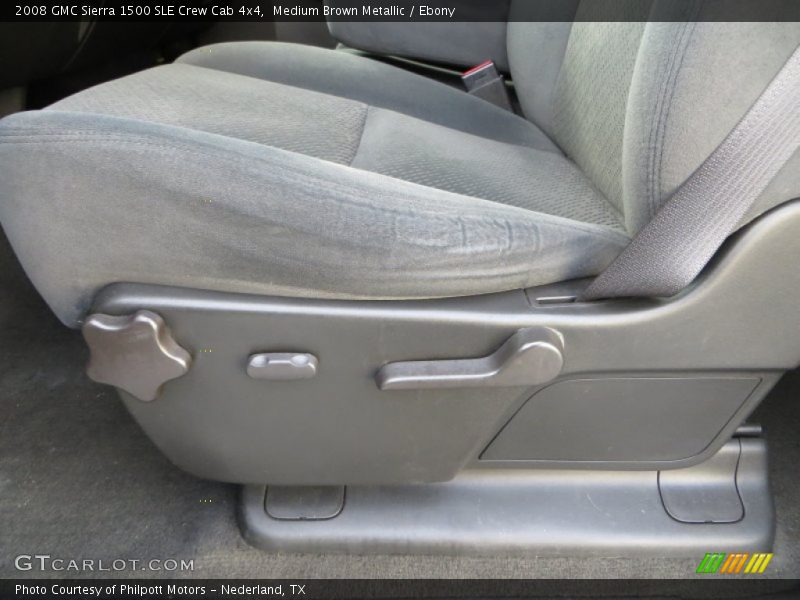 Medium Brown Metallic / Ebony 2008 GMC Sierra 1500 SLE Crew Cab 4x4