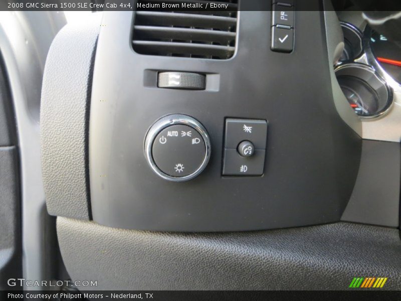 Medium Brown Metallic / Ebony 2008 GMC Sierra 1500 SLE Crew Cab 4x4