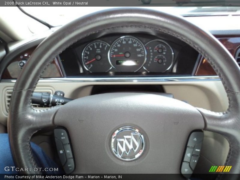 White Opal / Neutral 2008 Buick LaCrosse CXL