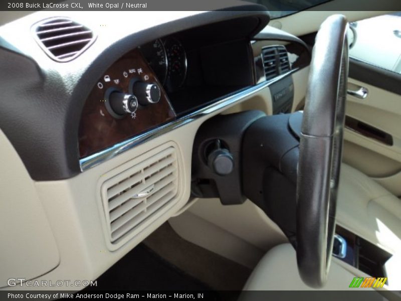 White Opal / Neutral 2008 Buick LaCrosse CXL