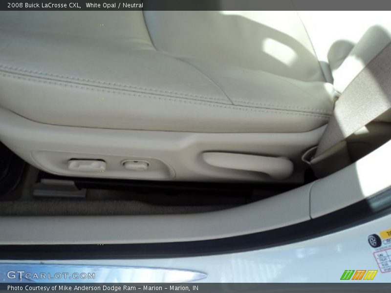 White Opal / Neutral 2008 Buick LaCrosse CXL