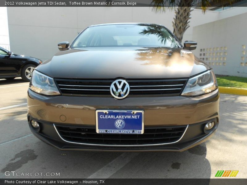 Toffee Brown Metallic / Cornsilk Beige 2012 Volkswagen Jetta TDI Sedan