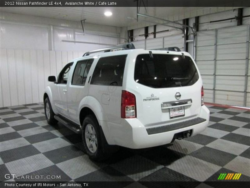 Avalanche White / Cafe Latte 2012 Nissan Pathfinder LE 4x4